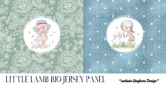 *Little Lamb Panel* Bio Jersey Panel *Little Lamb Serie* 