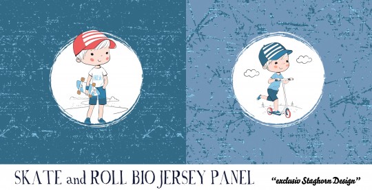 *Skate and Roll Panel* Bio Jersey Panel *Skate and Roll Serie* 