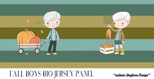 *Fall Boys Panel* Bio Jersey Panel *Great Outdoors Serie* 