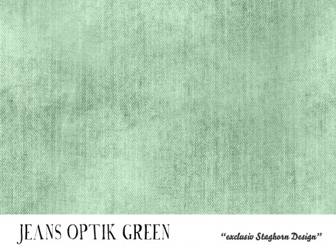 VORBESTELLUNG *Jeans Optik Green* Bio Jersey *Horse Dream Serie Neu* "Staghorn exklusiv” Eigenproduk