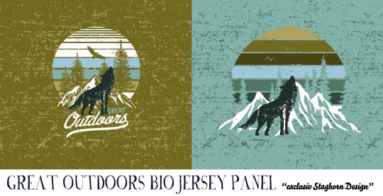 *The Great Outdoors Panel* Bio Jersey Panel *Great Outdoors Serie* 