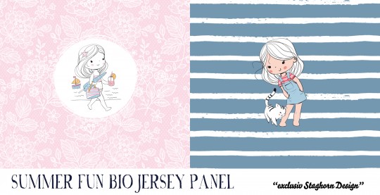 *Summer Fun Panel* Bio Jersey Panel *Summer Fun 2022 Serie* 